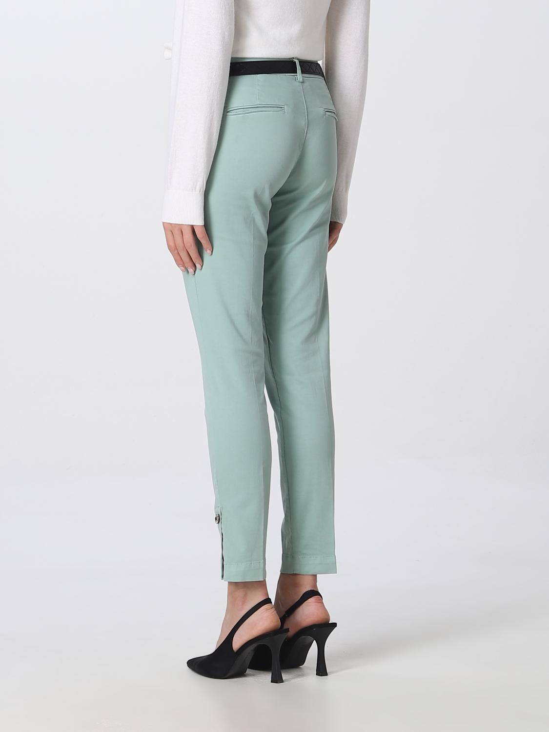 LIU JO HOSE: Hose damen Liu Jo, Mint - Img 2