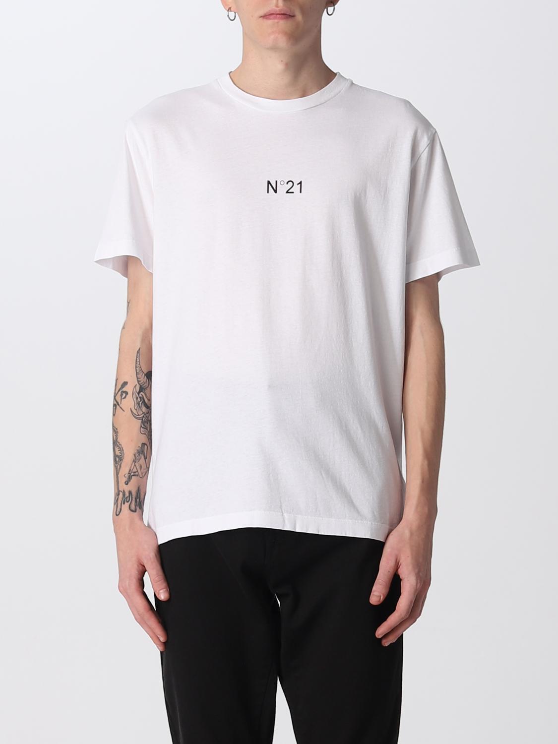N° 21 T-SHIRT: T-shirt men N° 21, White - Img 1