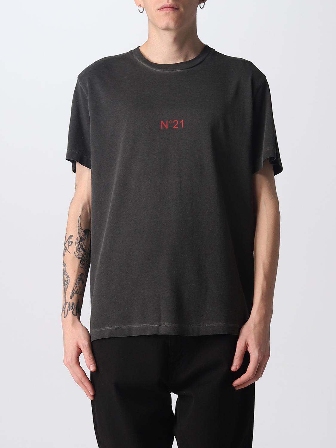 N° 21 T-SHIRT: T-shirt men N° 21, Black - Img 1