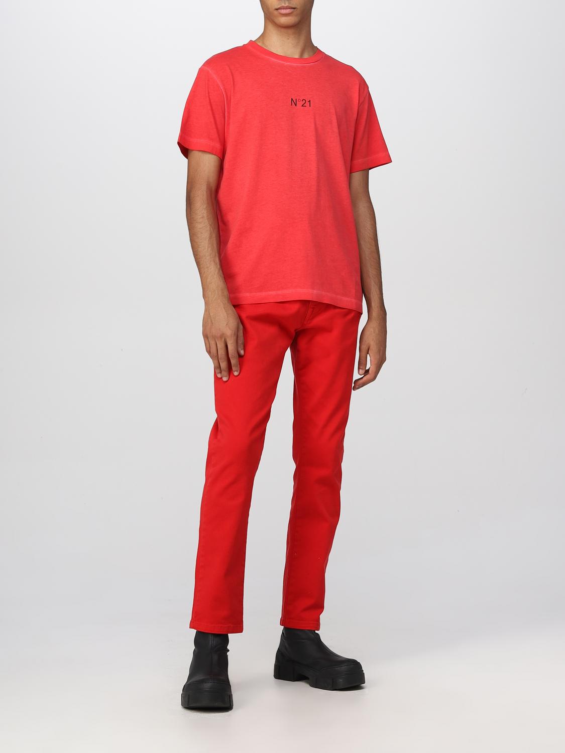 N° 21 T-SHIRT: T-shirt men N° 21, Red - Img 2