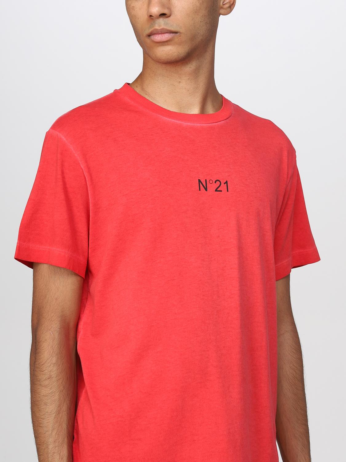 N° 21 T-SHIRT: T-shirt men N° 21, Red - Img 4