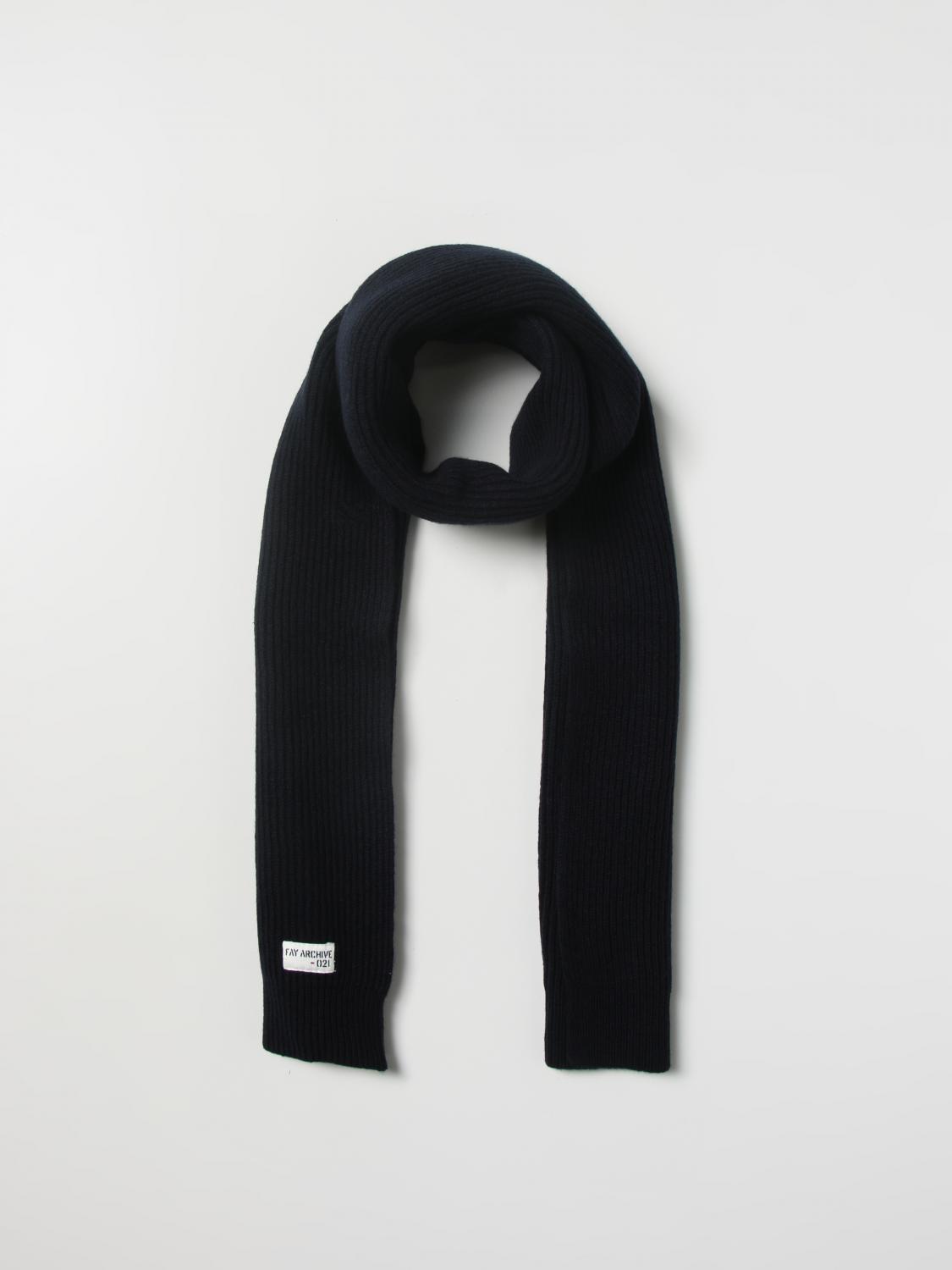 FAY SCIARPA: Sciarpa Fay in lana vergine, Blue - Img 2