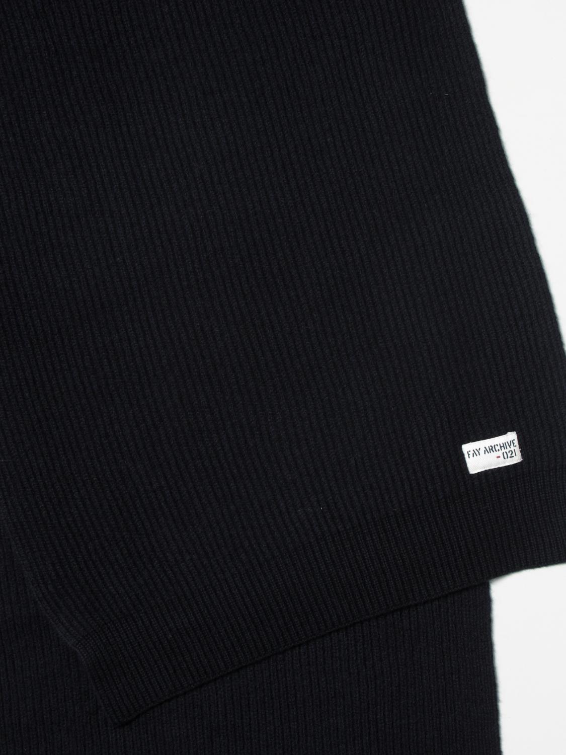 FAY SCIARPA: Sciarpa Fay in lana vergine, Blue - Img 3