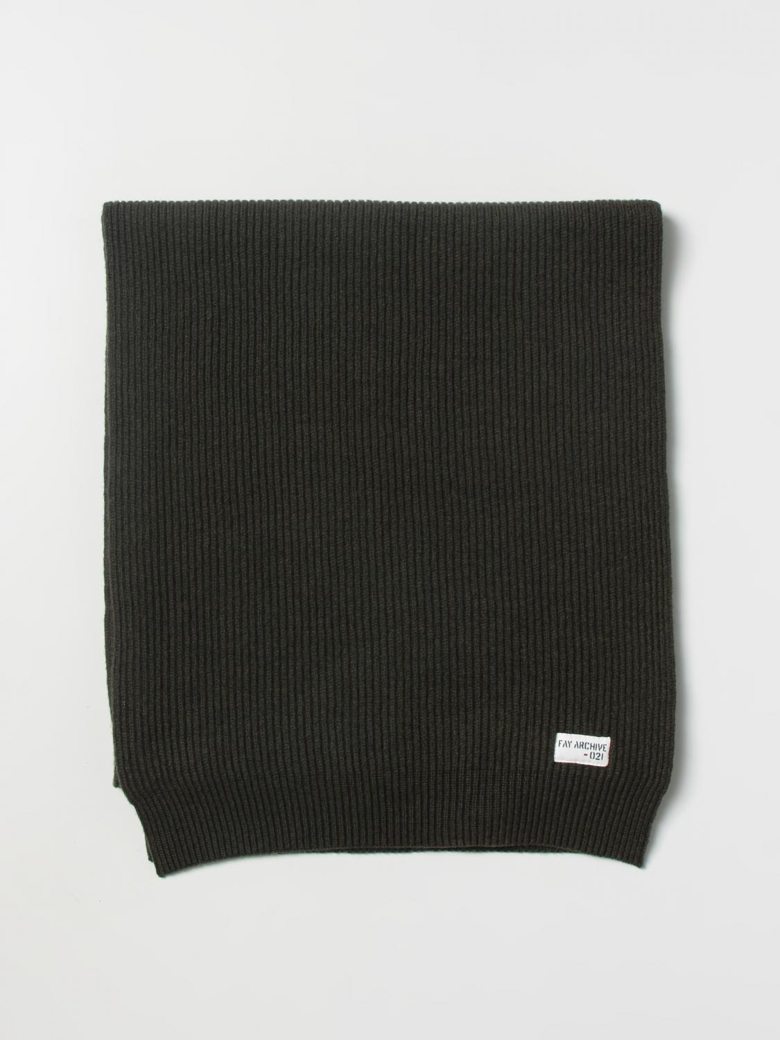 FAY SCIARPA: Sciarpa Fay in lana vergine, Verde - Img 1