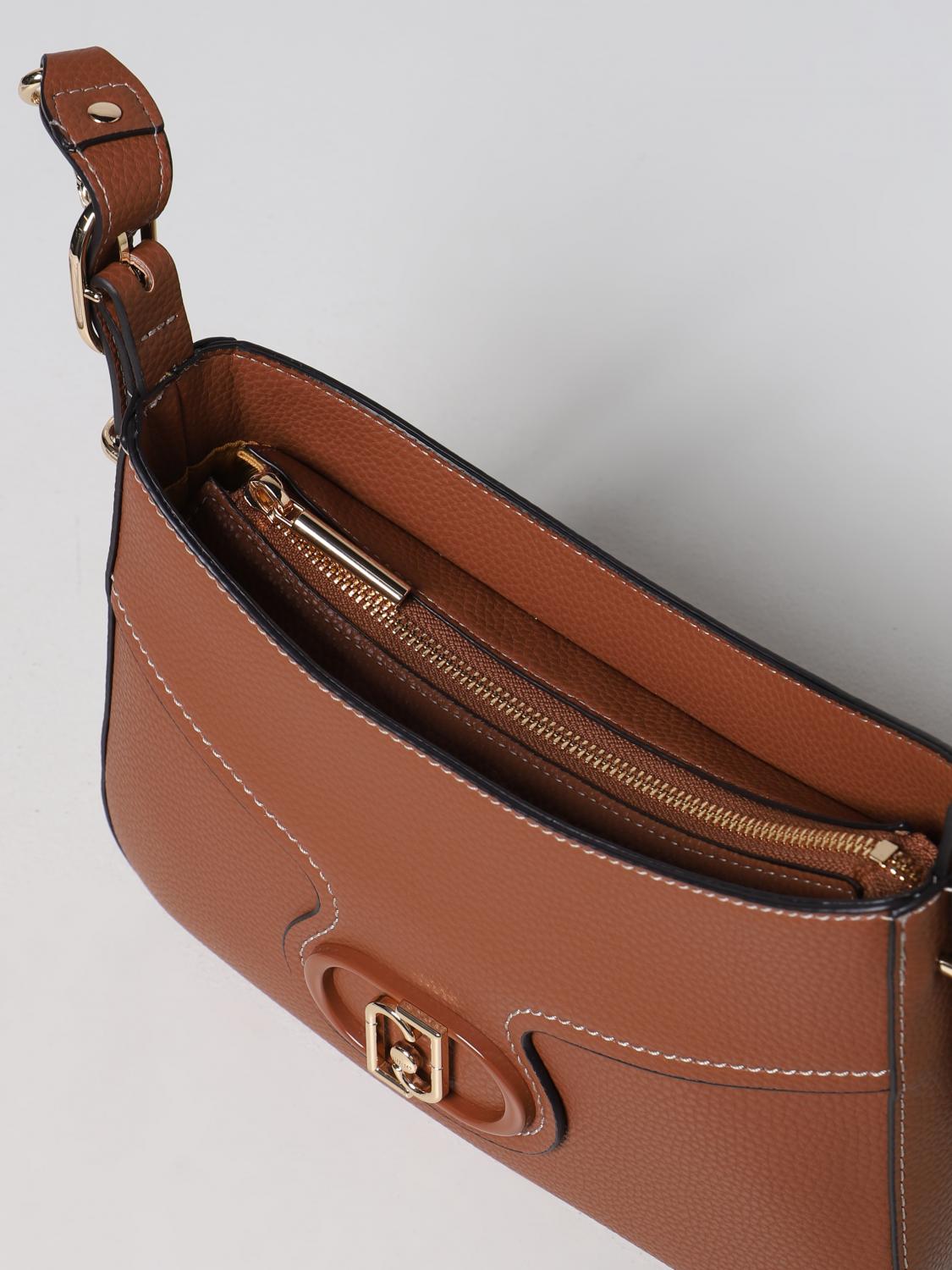 LIU JO BORSA A SPALLA: Borsa Liu Jo in ecopelle martellata, Cuoio - Img 3