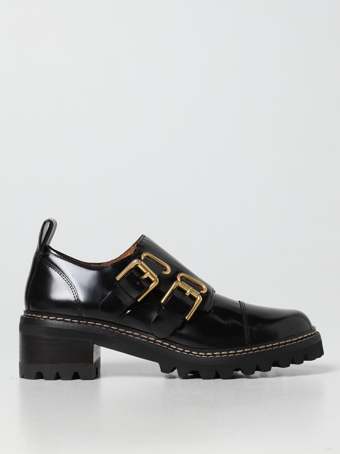 SEE BY CHLOÉ LOAFERS: Flat shoes women See by ChloÉ, Black - Img 1