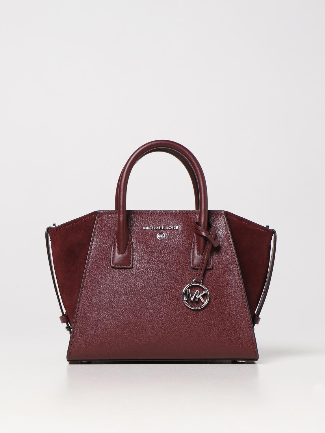 Michael Kors tote in burgundy popular