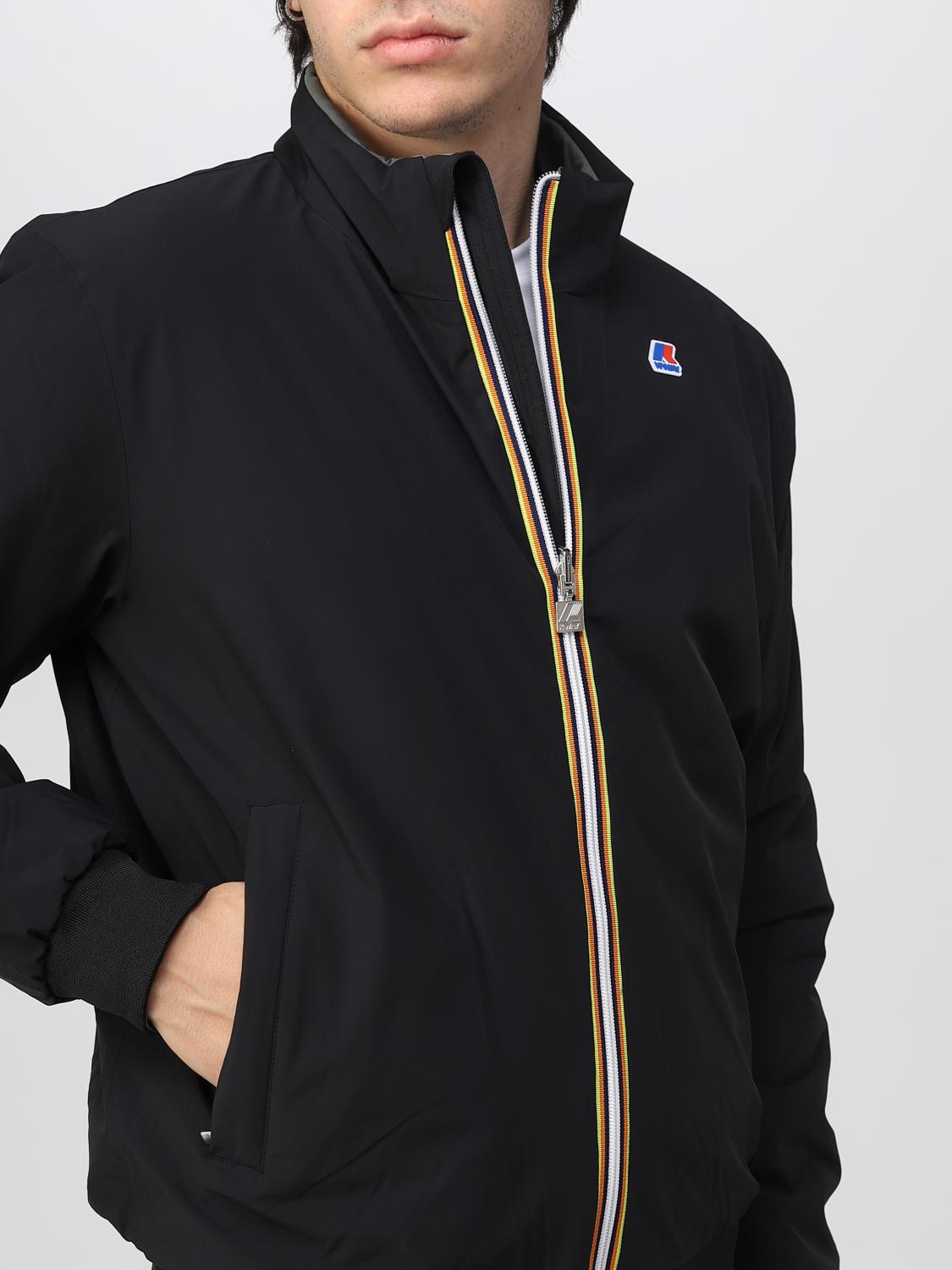 K-WAY JACKET: Coat men K-way, Black - Img 4