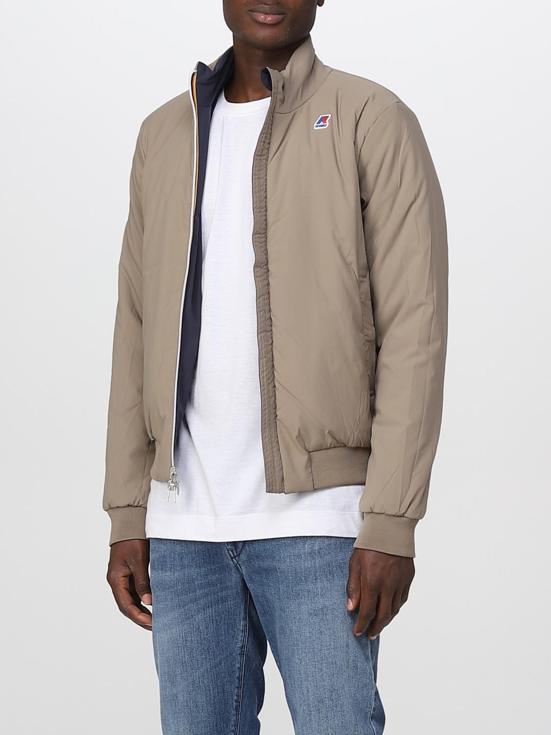 K-WAY JACKET: Coat men K-way, Blue - Img 3