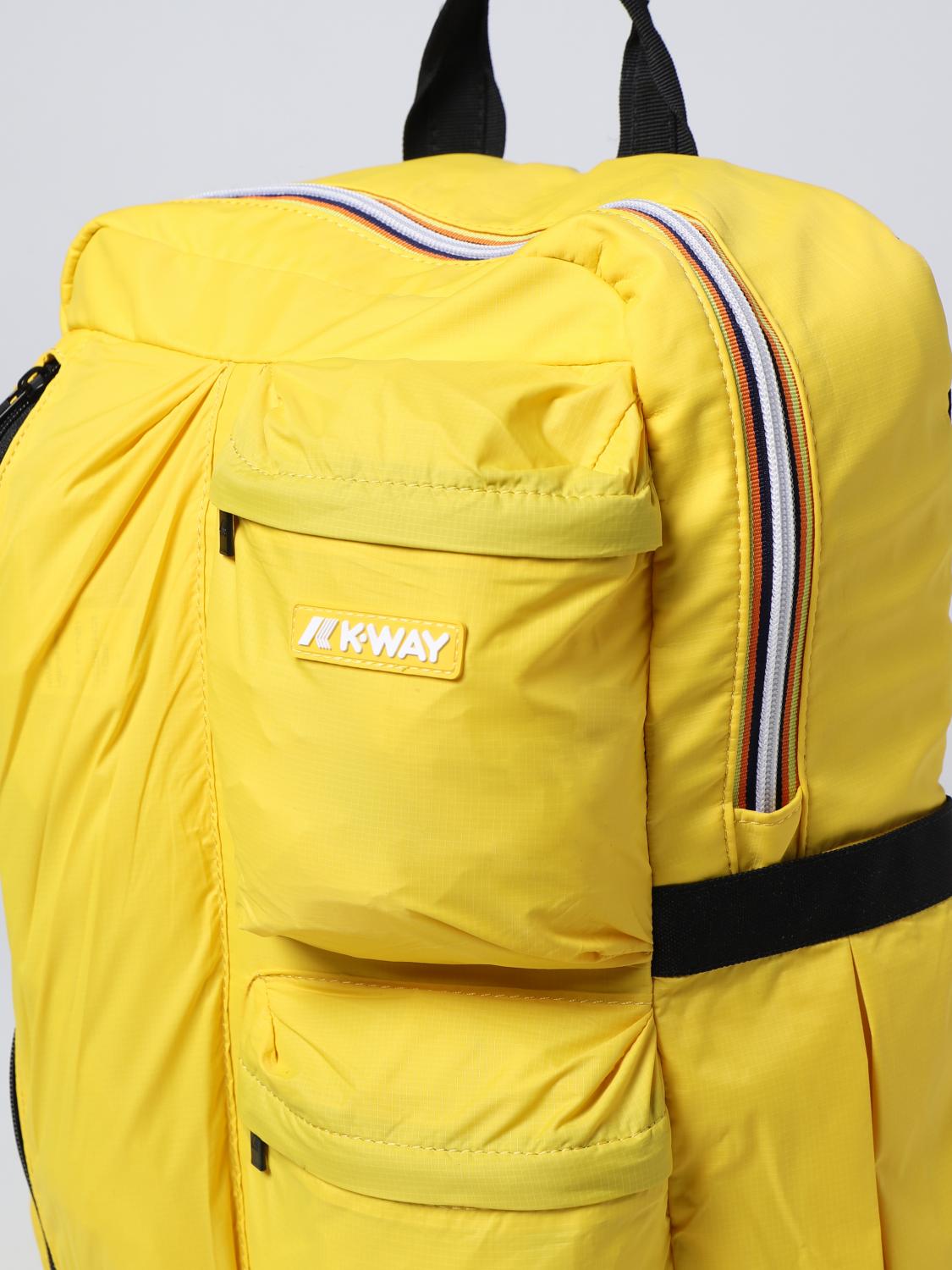 K-WAY BACKPACK: Backpack men K-way, Yellow - Img 3