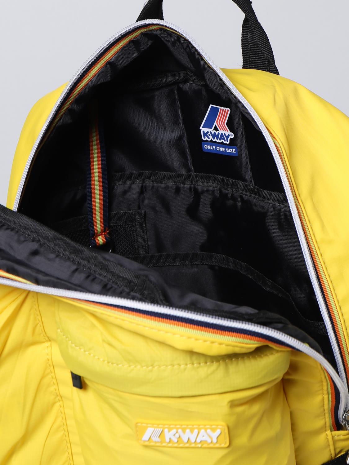 K-WAY BACKPACK: Backpack men K-way, Yellow - Img 4