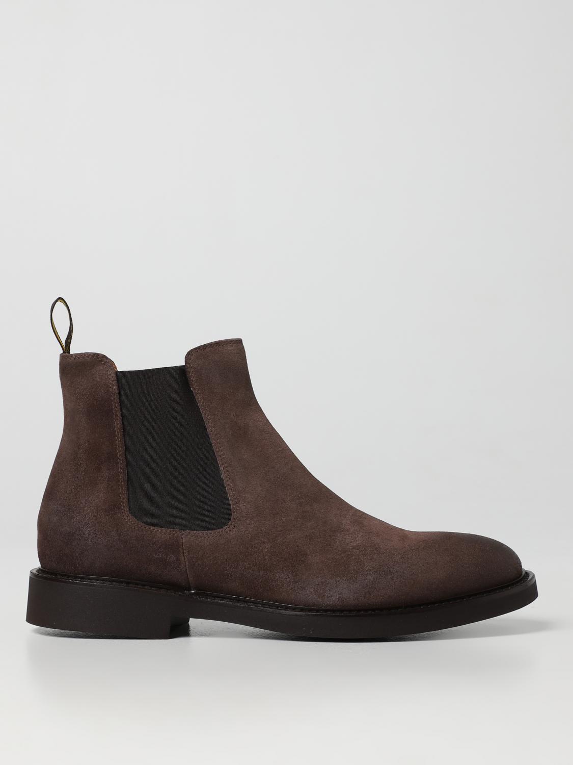 DOUCAL'S STIEFELETTEN: Schuhe herren Doucal's, Braun - Img 1
