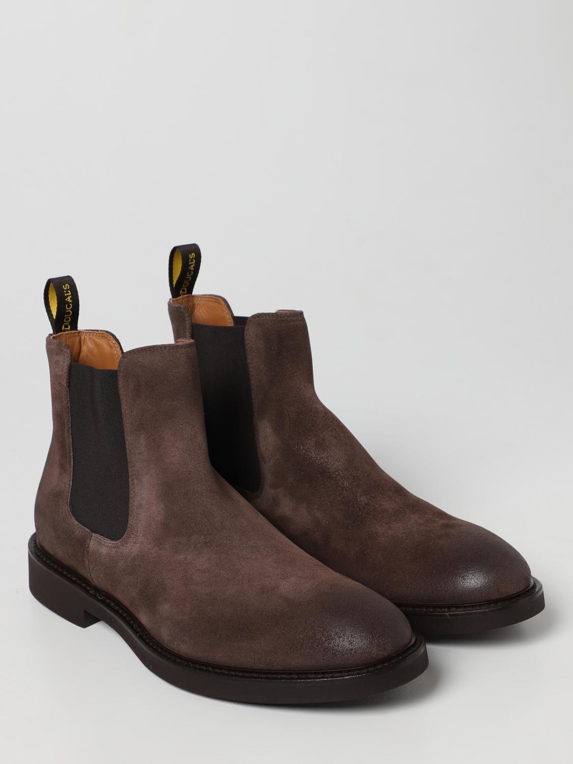 DOUCAL'S STIEFELETTEN: Schuhe herren Doucal's, Braun - Img 2