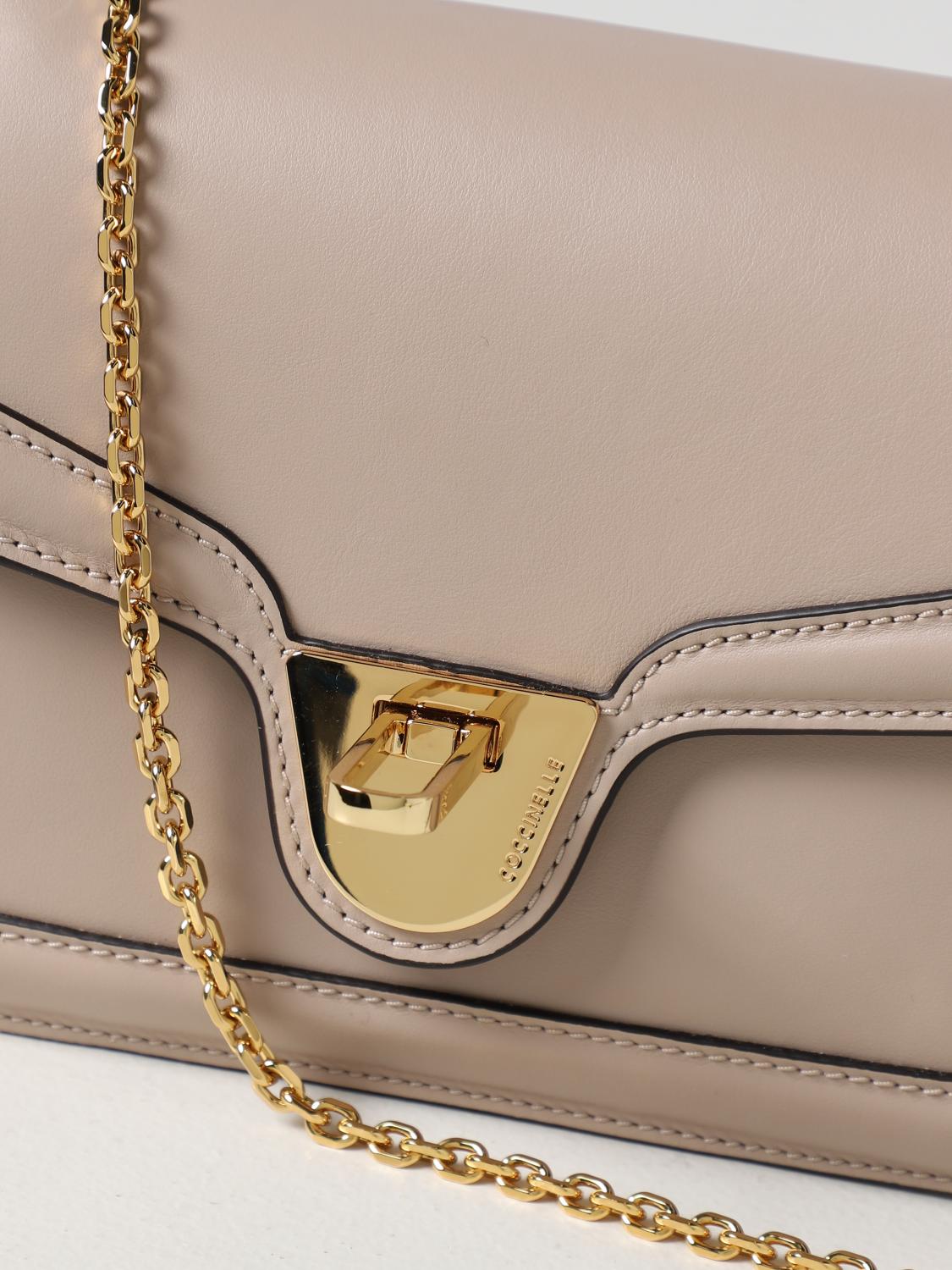 COCCINELLE BORSA MINI: Borsa Coccinelle in pelle liscia, Rosa - Img 3