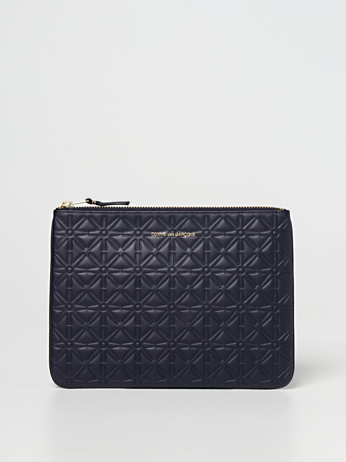 COMME des GARÇONS ネイビー クラッチバッグ COMME des GARÇONS ネイビー クラッチバッグ