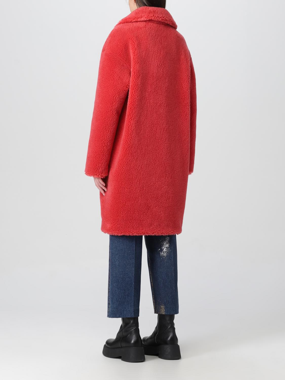 STAND STUDIO ABRIGO DE PIEL: Abrigo mujer Stand Studio, Naranja - Img 2