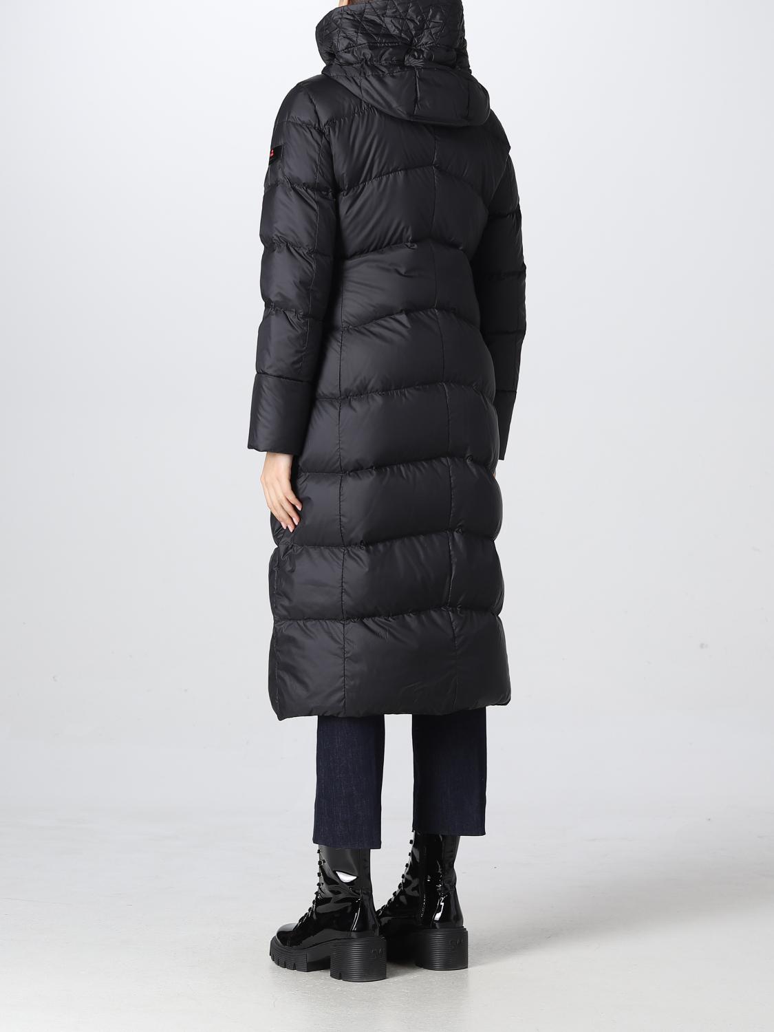 コート PEUTEREY Woman Coat Black PED529899011856 NER PEUTEREY PARKA COLEO Woman Black | Mascheroni Store
