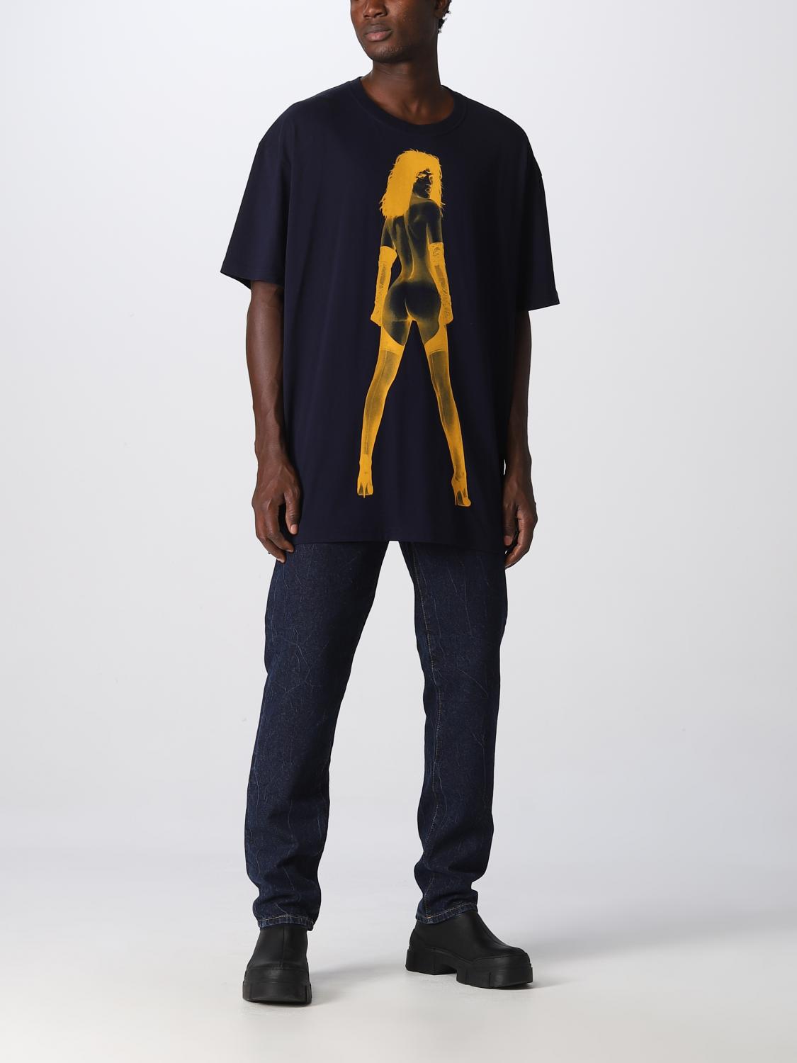 VIVIENNE WESTWOOD T-SHIRT: T-shirt men Vivienne Westwood, Blue - Img 2