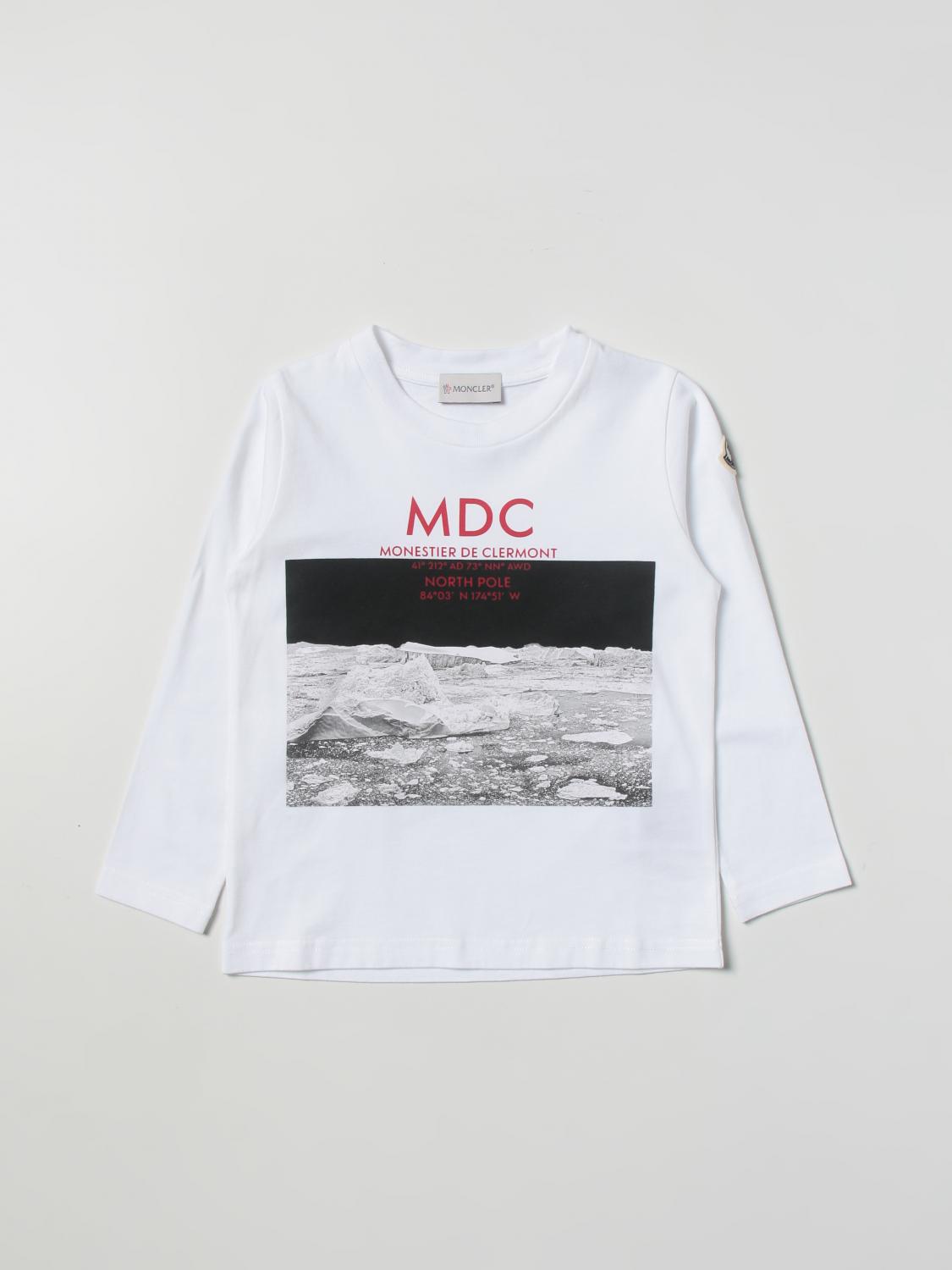 MONCLER CAMISETA: Camiseta niños Moncler, Blanco - Img 1