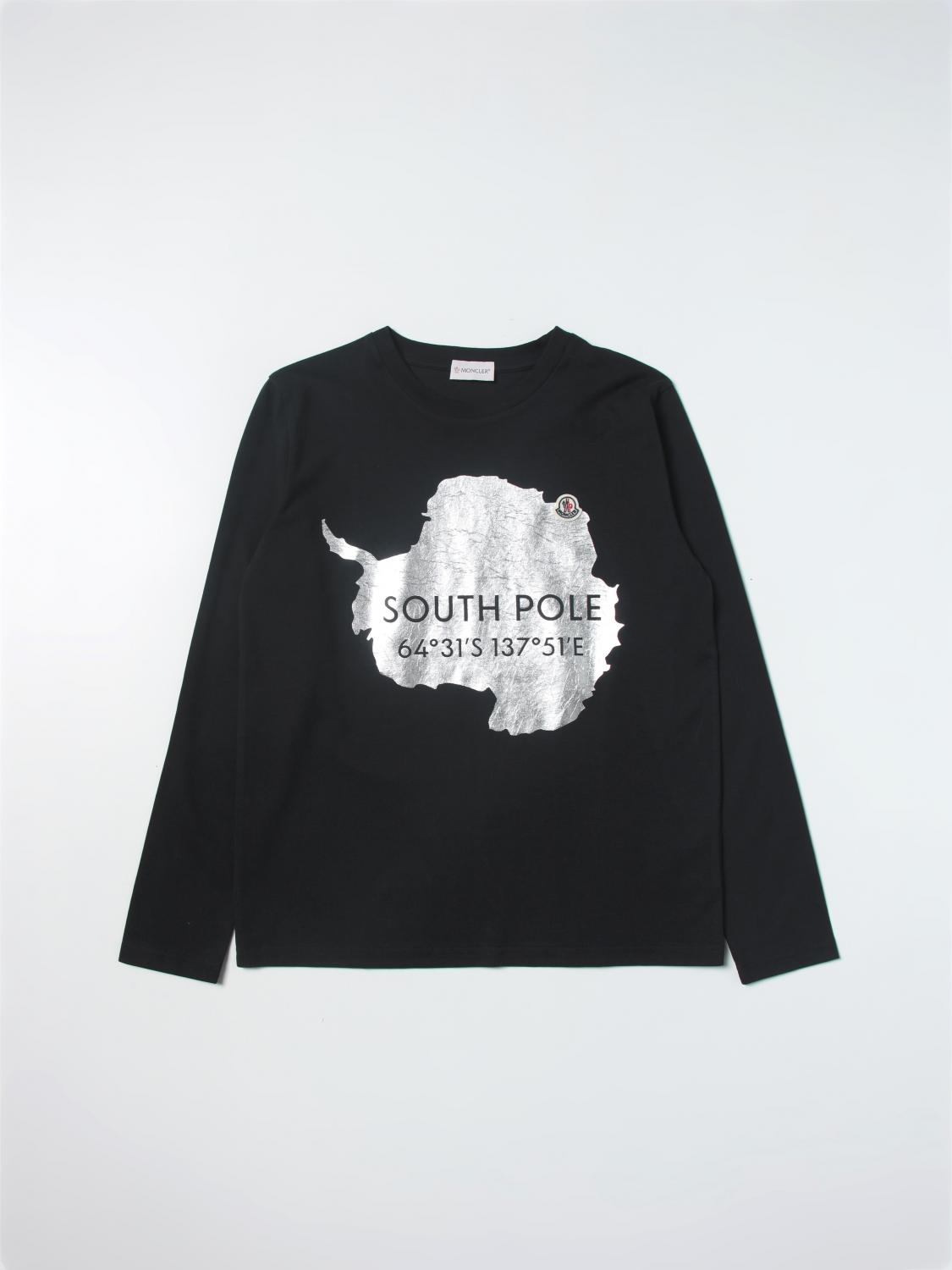 MONCLER CAMISETA: Camiseta niños Moncler, Negro - Img 1