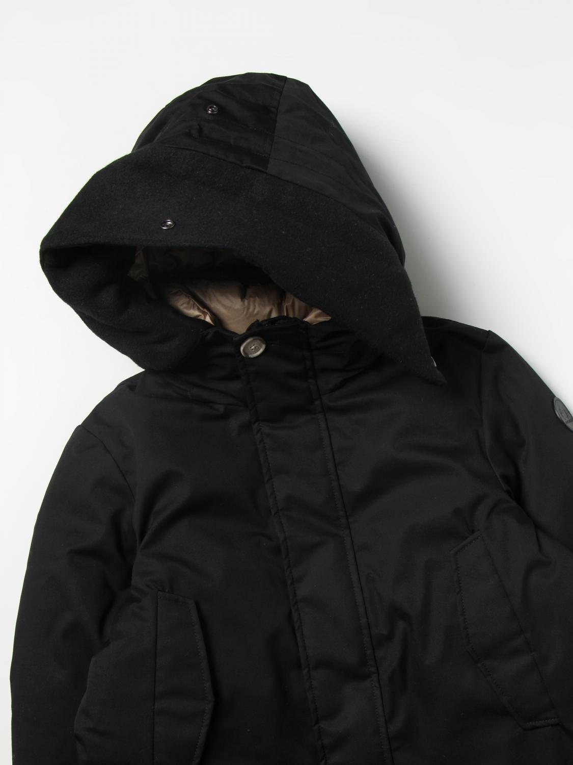 WOOLRICH CHAQUETA: Abrigo niños Woolrich, Negro - Img 3