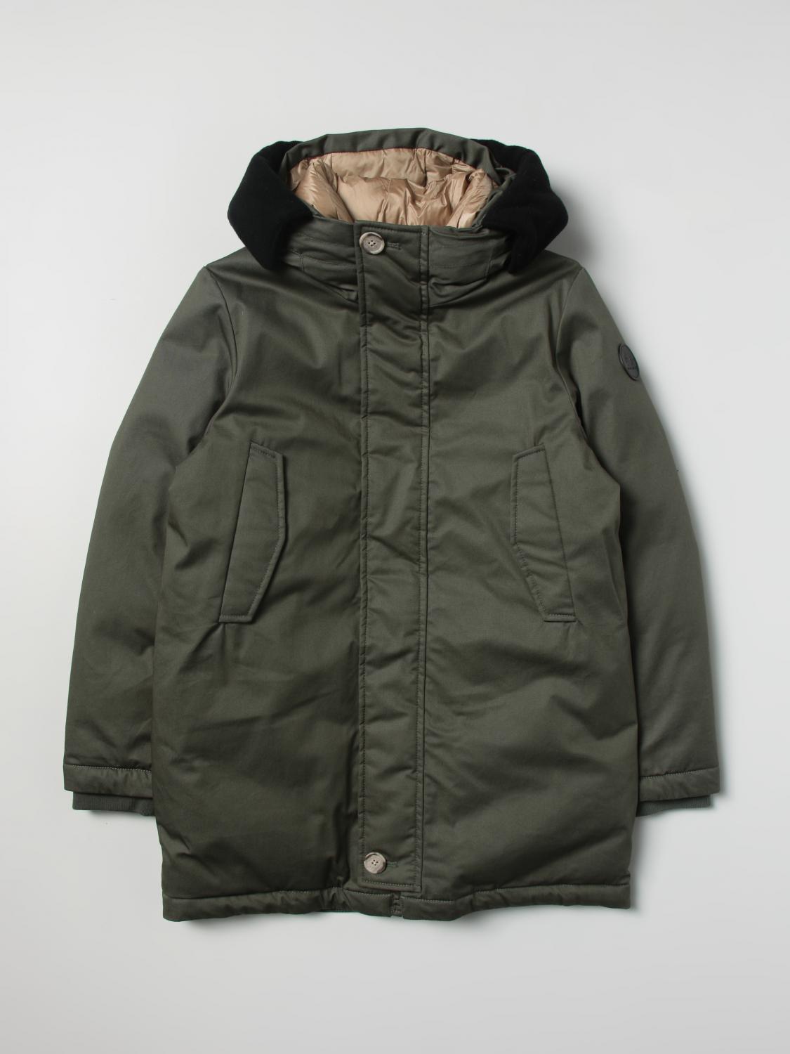 WOOLRICH CHAQUETA: Abrigo niños Woolrich, Verde - Img 1