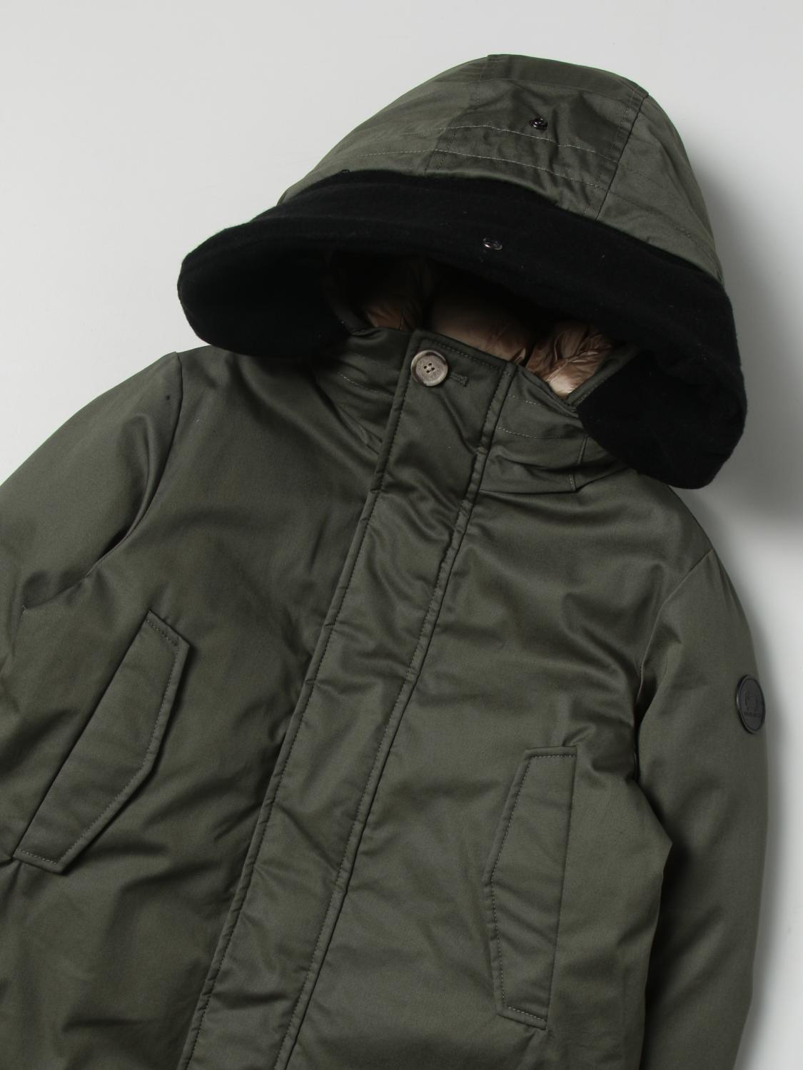 WOOLRICH CHAQUETA: Abrigo niños Woolrich, Verde - Img 3