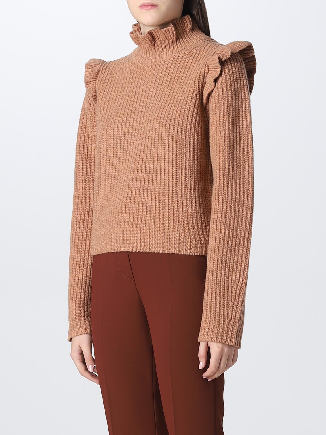 SEE BY CHLOÉ PULL: Pull femme See by ChloÉ, Marron - Img 4