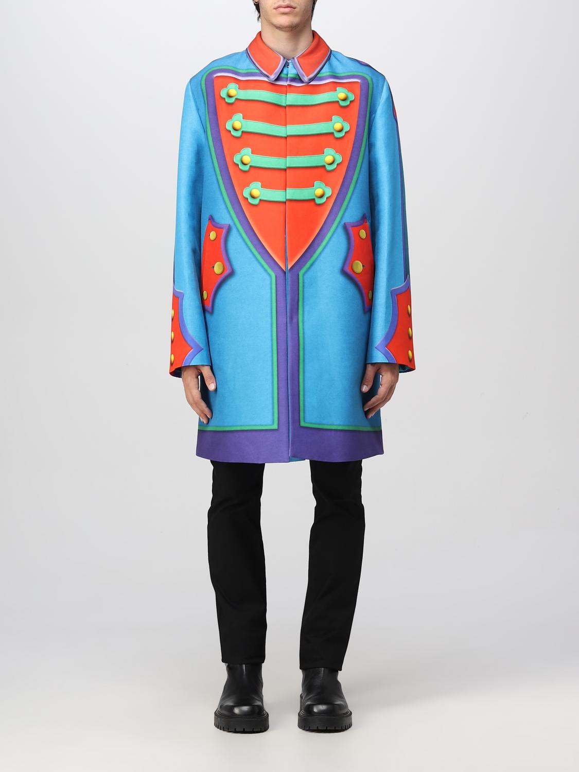 MOSCHINO COUTURE COAT: Coat men Moschino Couture, Multicolor - Img 1