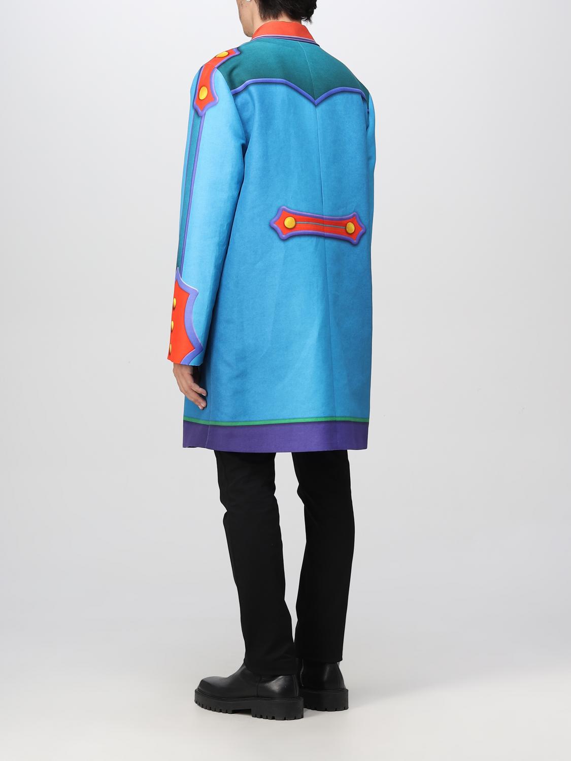 MOSCHINO COUTURE COAT: Coat men Moschino Couture, Multicolor - Img 3