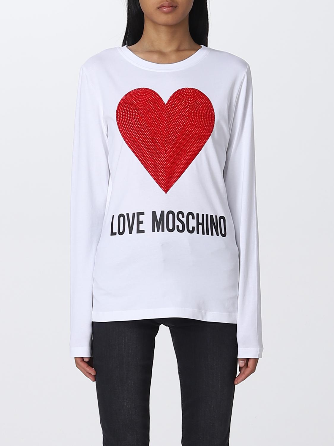 LOVE MOSCHINO: T-shirt women White Love Moschino t-shirt