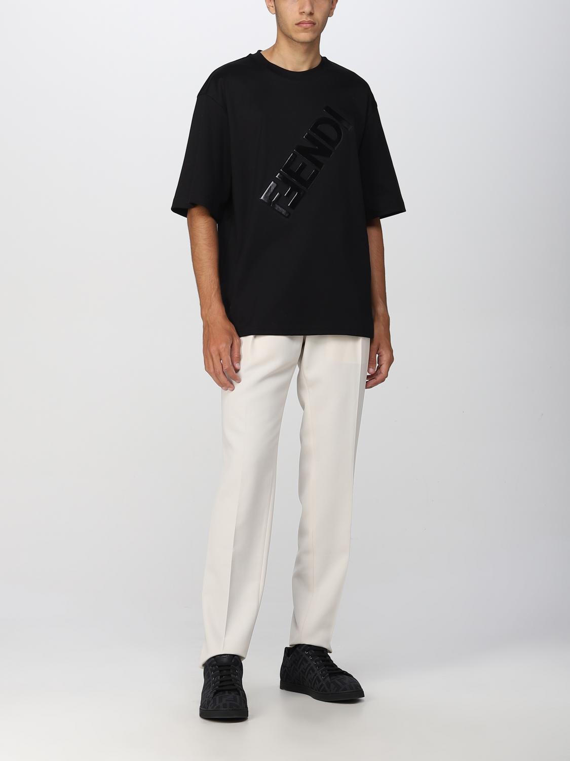 FENDI PANTS: Pants men Fendi, Natural - Img 2
