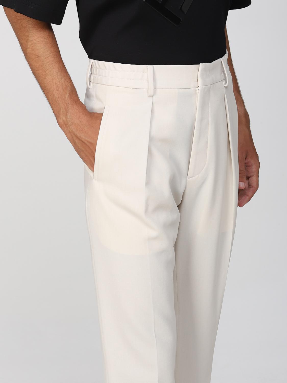 FENDI PANTS: Pants men Fendi, Natural - Img 5