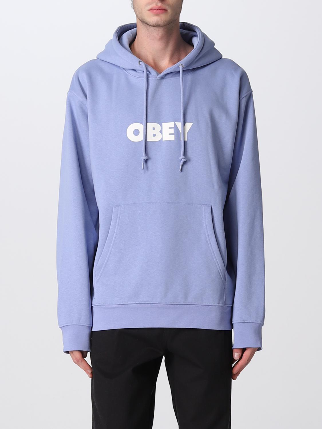 OBEY SWEATSHIRT: Sweater men Obey, Violet - Img 1