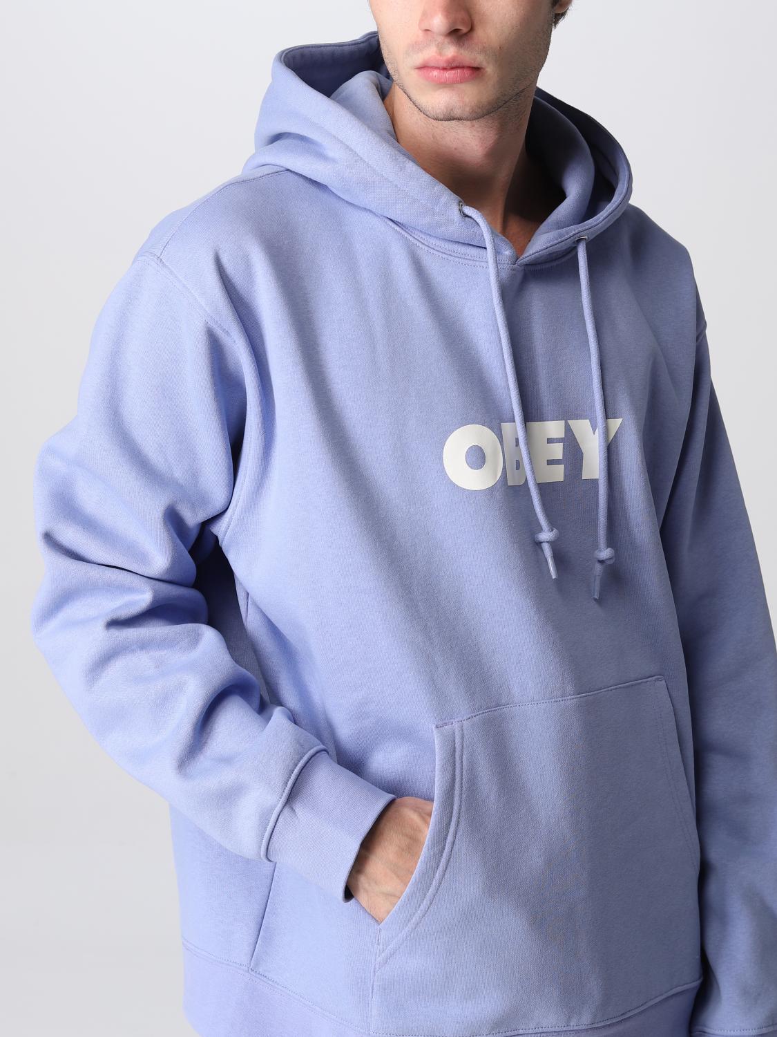 OBEY SWEATSHIRT: Sweater men Obey, Violet - Img 3