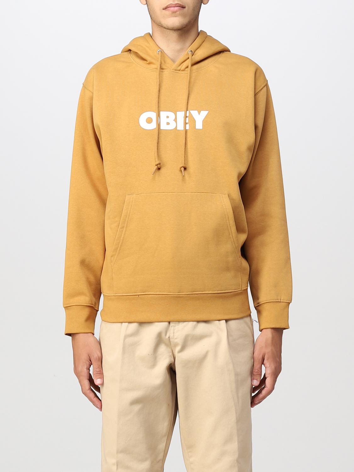 OBEY SWEATSHIRT: Sweater men Obey, Brown - Img 1