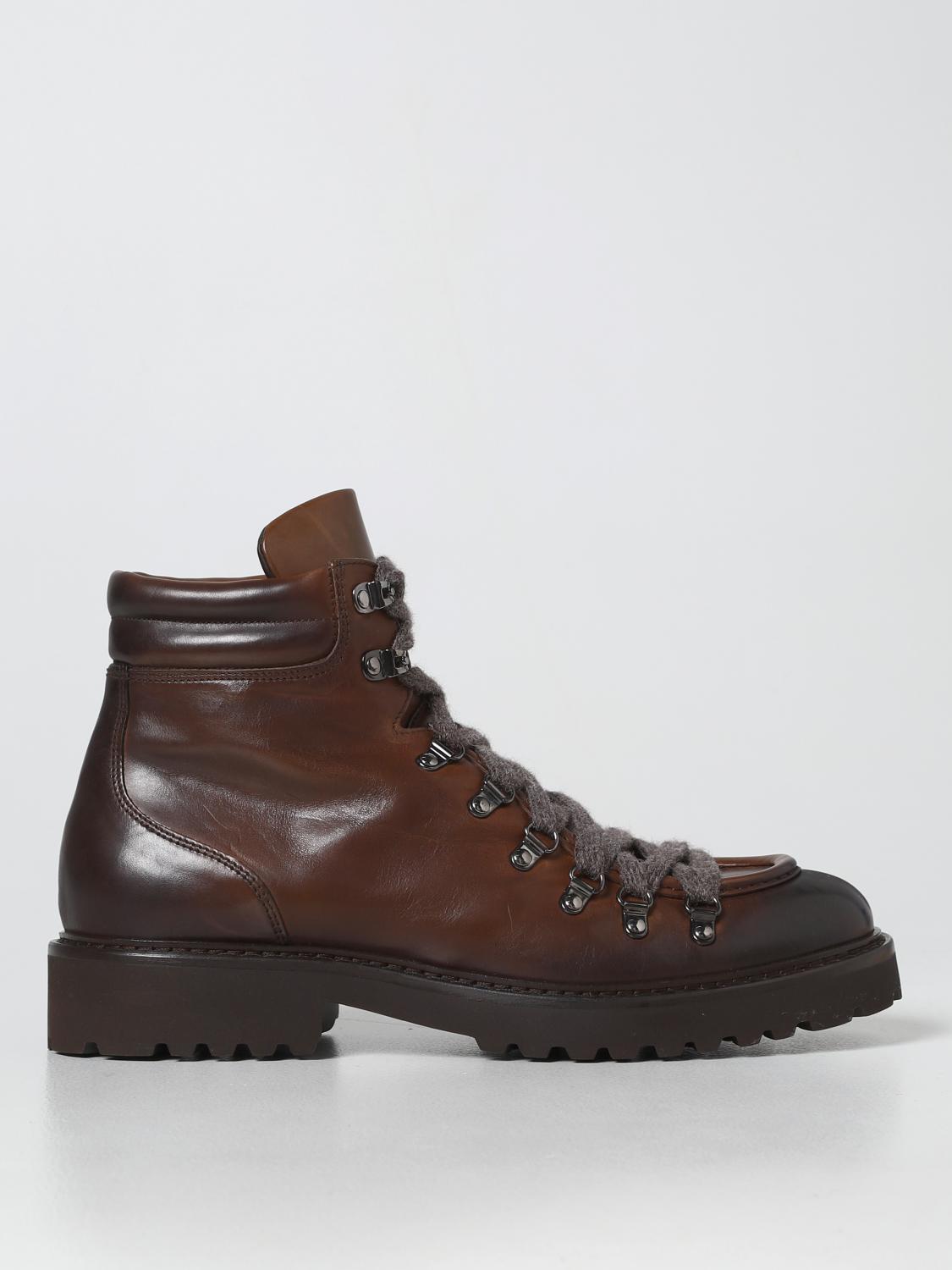 DOUCAL'S STIVALETTI: Stivaletto Doucal's in pelle, Marrone - Img 1