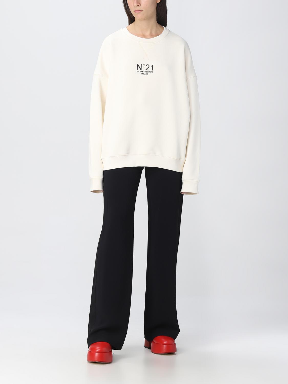 N° 21 SUDADERA: Sudadera mujer N° 21, Nata - Img 2