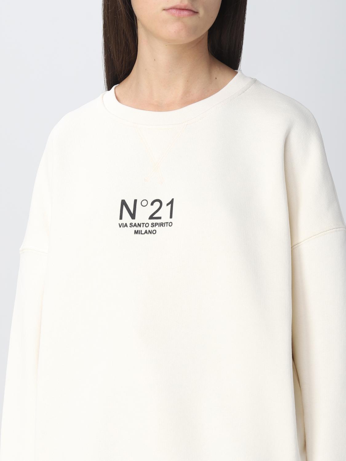 N° 21 SUDADERA: Sudadera mujer N° 21, Nata - Img 4