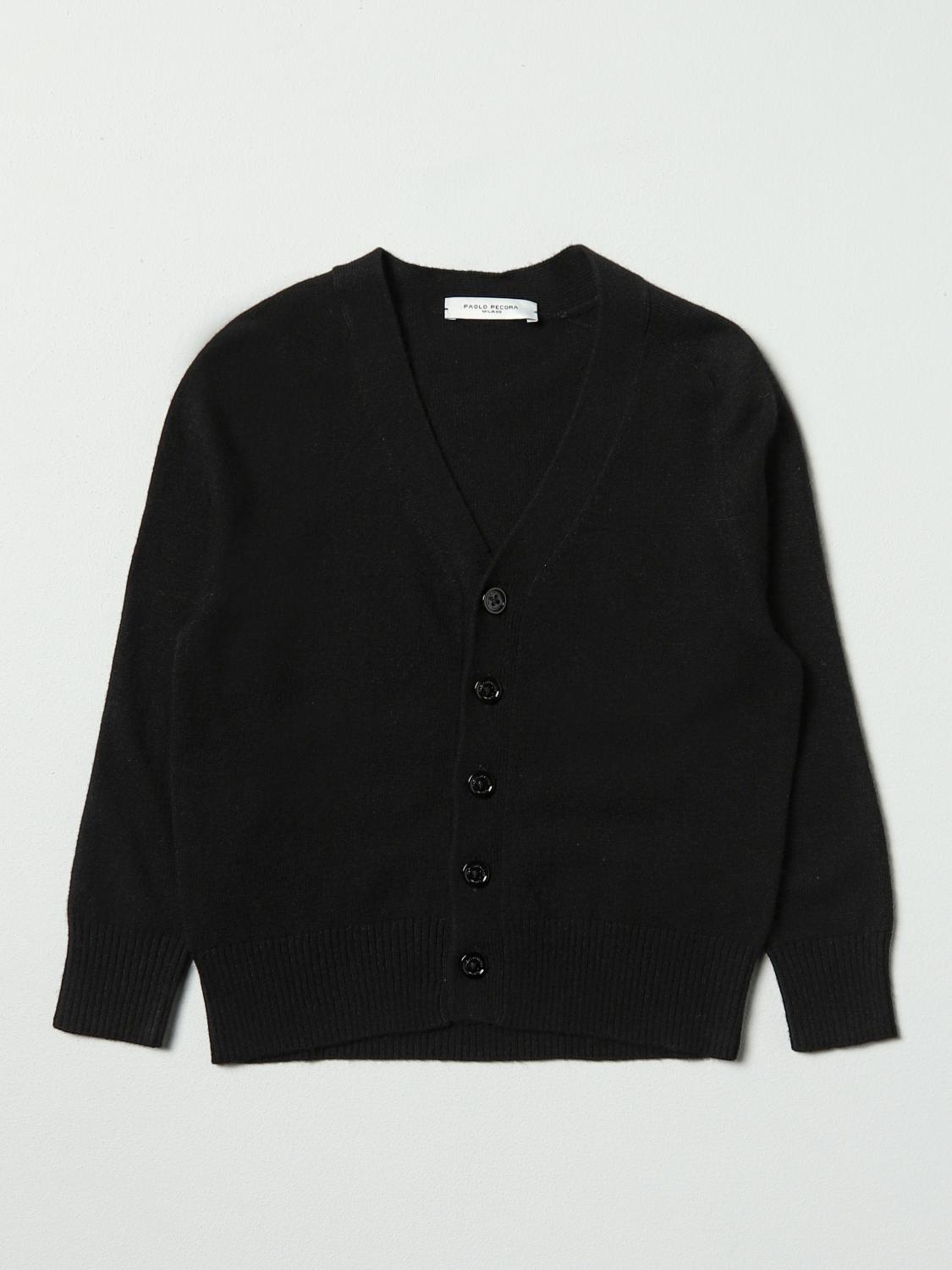 PAOLO PECORA SWEATER: Sweater kids Paolo Pecora, Black - Img 1