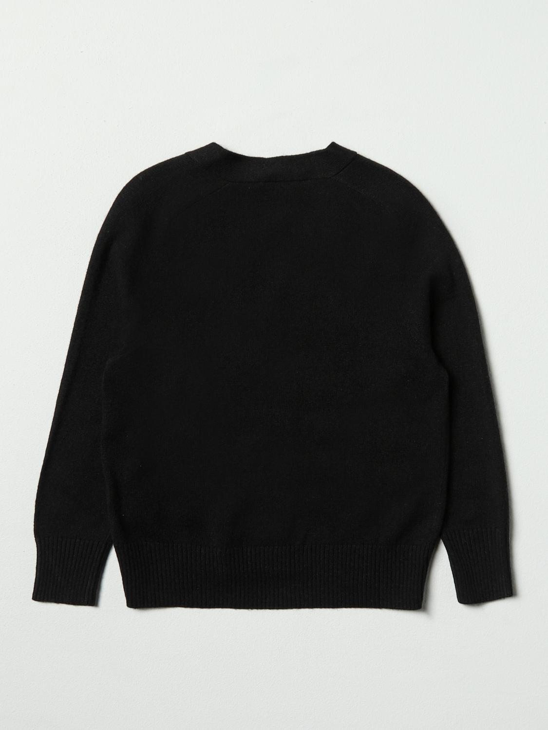 PAOLO PECORA SWEATER: Sweater kids Paolo Pecora, Black - Img 2