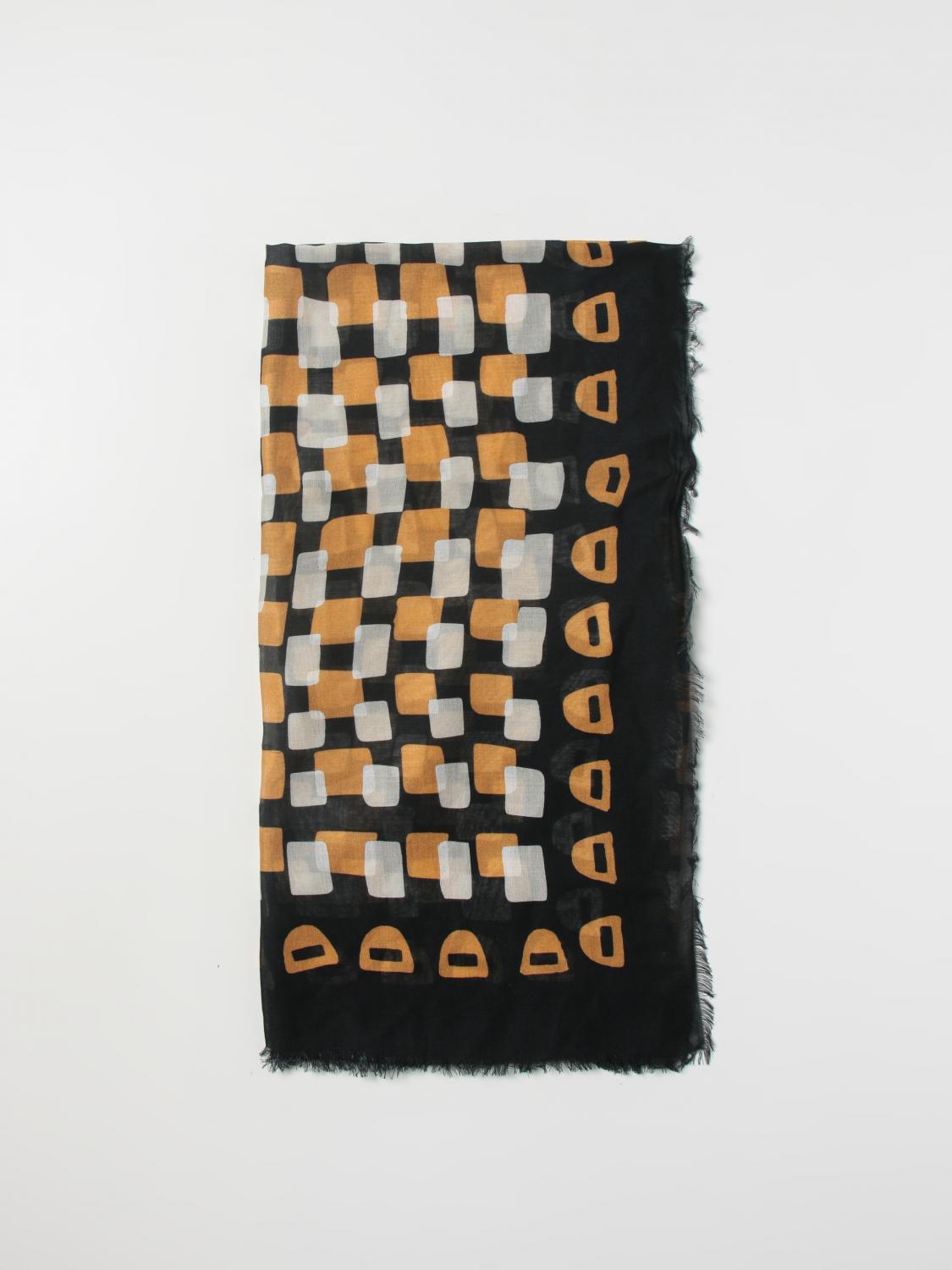 スカーフ COCCINELLE Woman Scarf Black E7SJY330101 M25 COCCINELLE: Neck scarf woman - Black | Coccinelle scarf