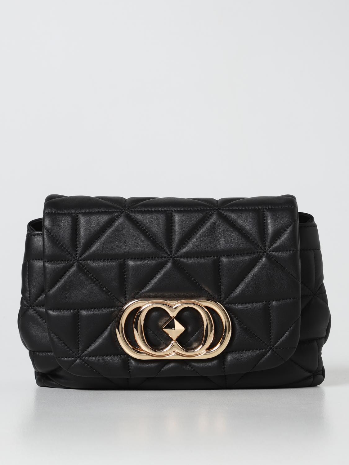 LA CARRIE BORSA A SPALLA: Borsa Touchy La Carrie in nappa trapuntata, Nero - Img 1