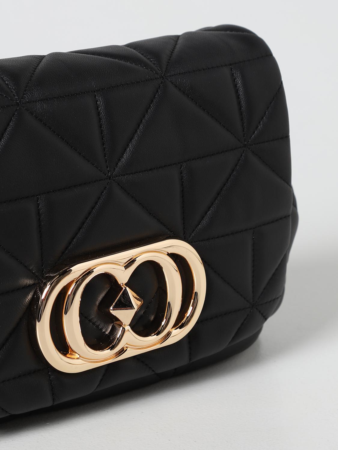 LA CARRIE BORSA A SPALLA: Borsa Touchy La Carrie in nappa trapuntata, Nero - Img 4