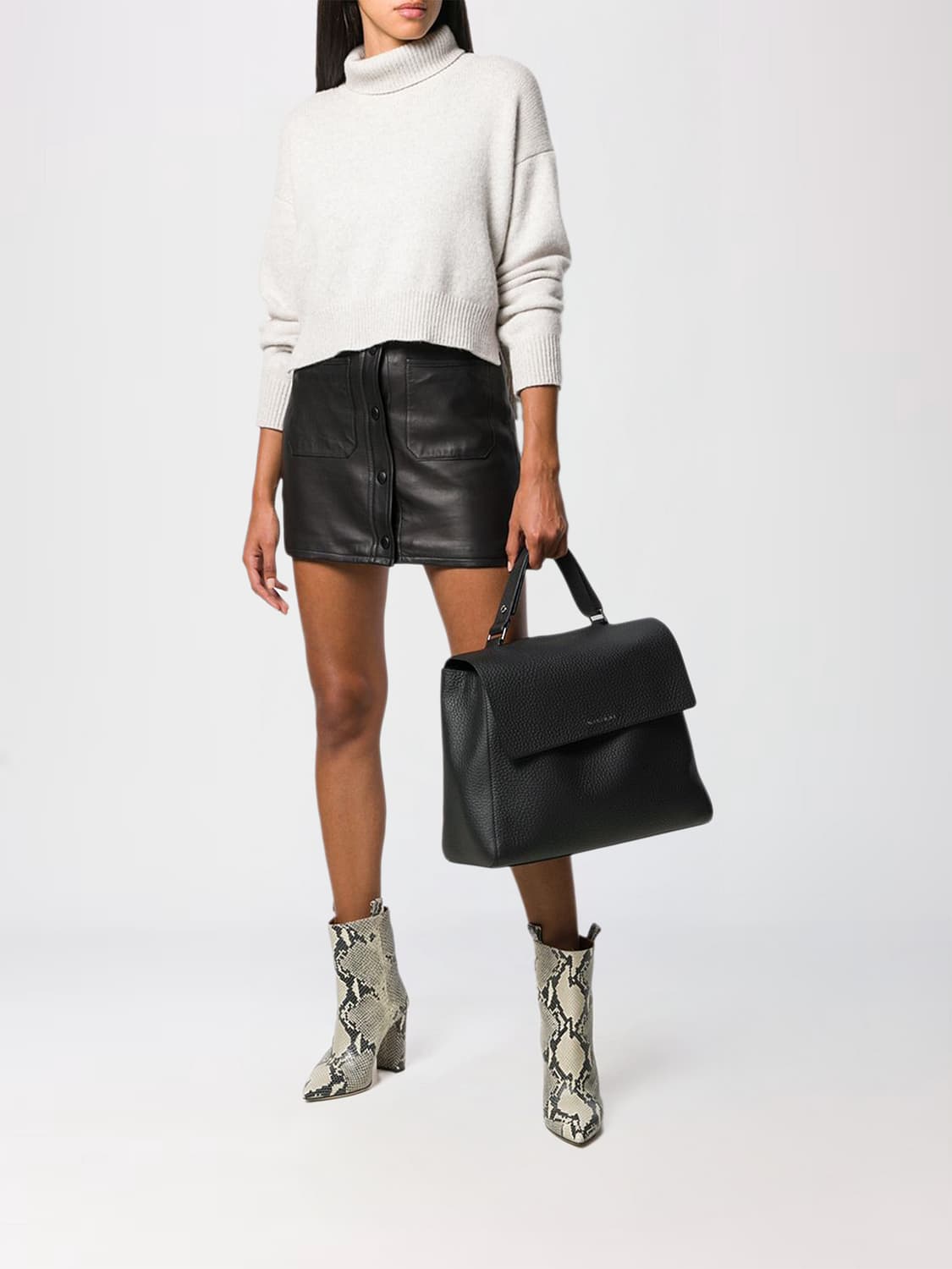 ORCIANI SHOULDER BAG: Shoulder bag women Orciani, Black - Img 2