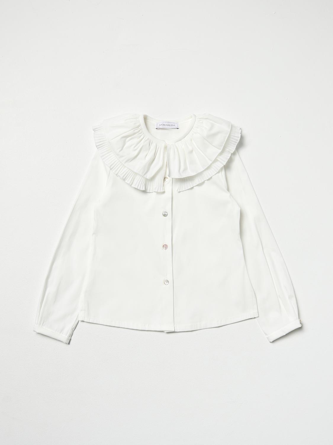 MONNALISA CAMISA: Camisa niños Monnalisa, Blanco - Img 1
