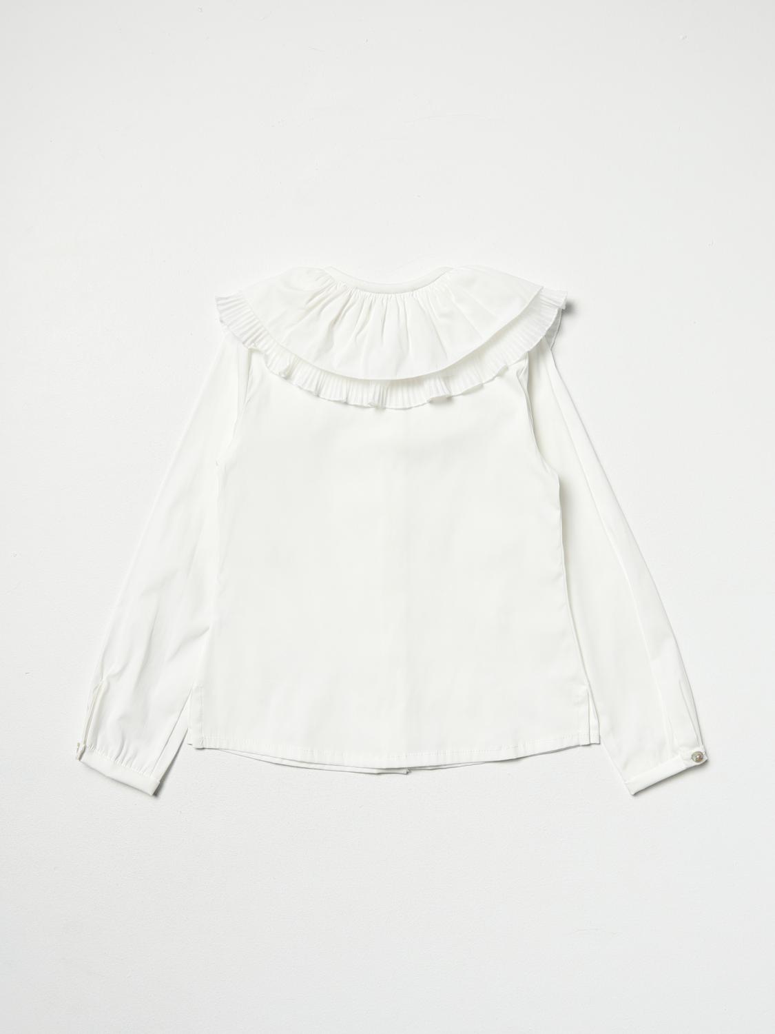 MONNALISA CAMISA: Camisa niños Monnalisa, Blanco - Img 2