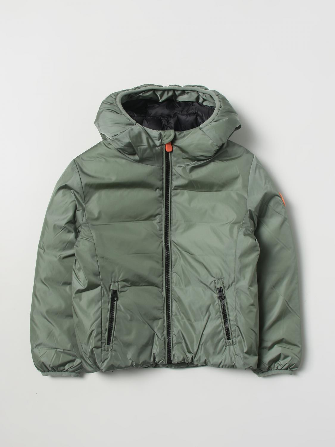 SAVE THE DUCK CHAQUETA: Chaqueta niños Save The Duck, Verde Botella - Img 1