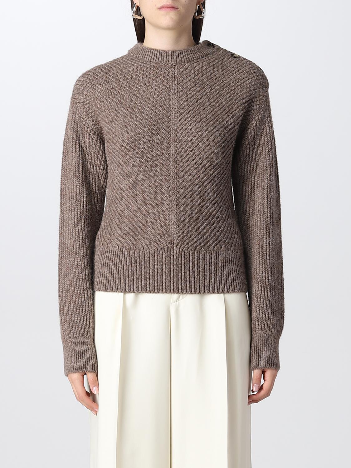 BOTTEGA VENETA PULL: Pull femme Bottega Veneta, Marron - Img 1