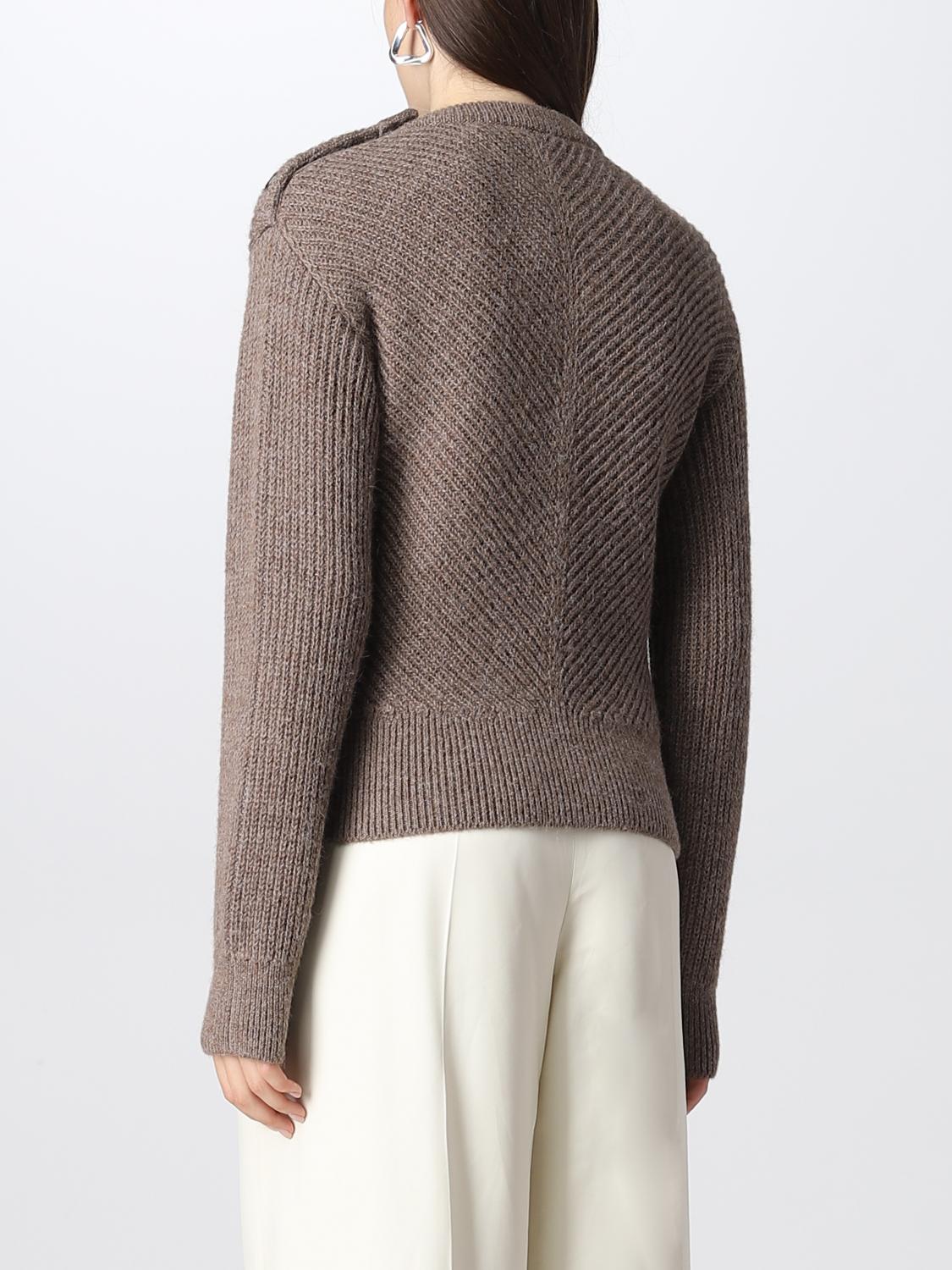 BOTTEGA VENETA PULL: Pull femme Bottega Veneta, Marron - Img 3